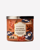 Bourbon Oak Records 3-Wick Candle