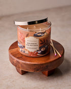 Bourbon Oak Records 3-Wick Candle image 3