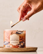 Bourbon Oak Records 3-Wick Candle image 4