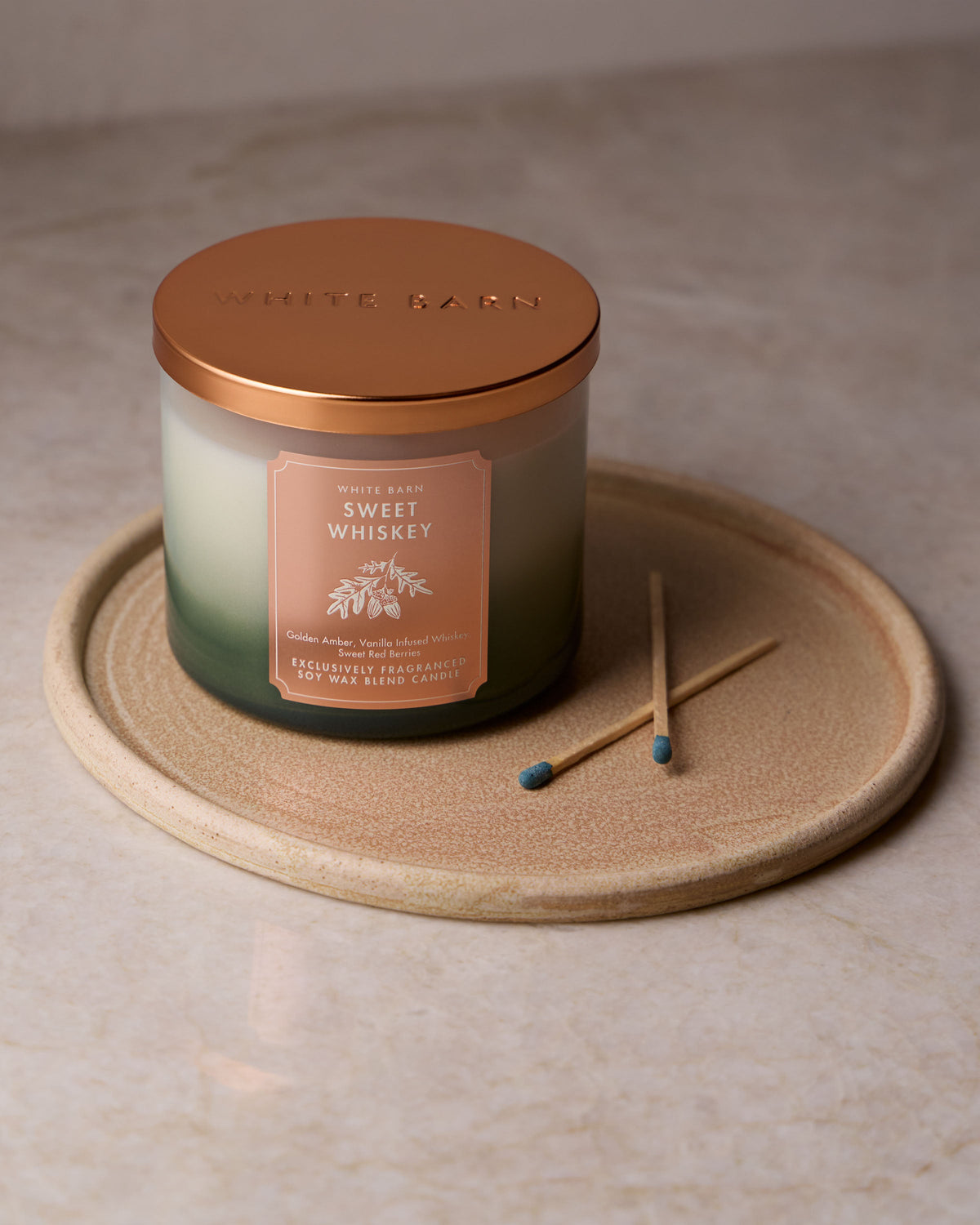 Sweet Whiskey 3-Wick Candle image 3