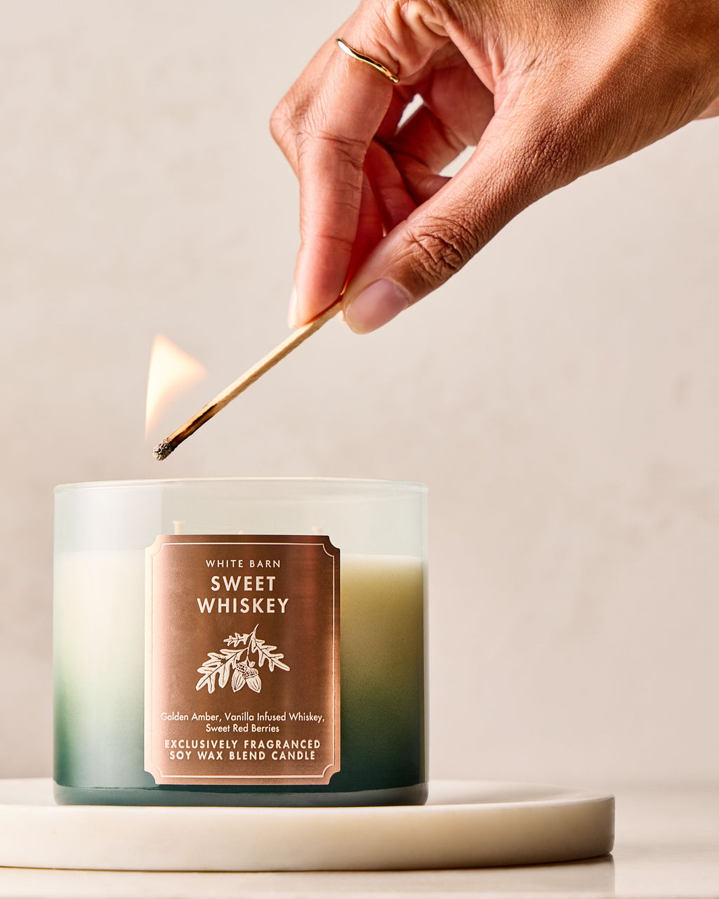 Sweet Whiskey 3-Wick Candle image 4