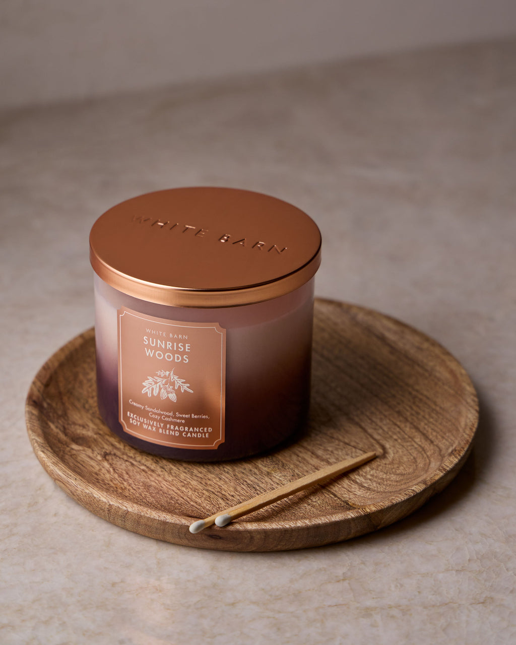 Sunrise Woods 3-Wick Candle image 3