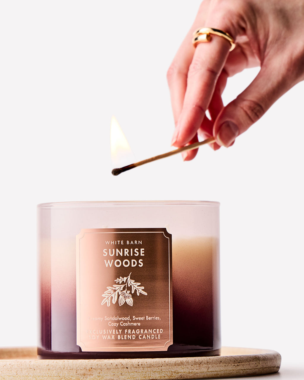 Sunrise Woods 3-Wick Candle image 4