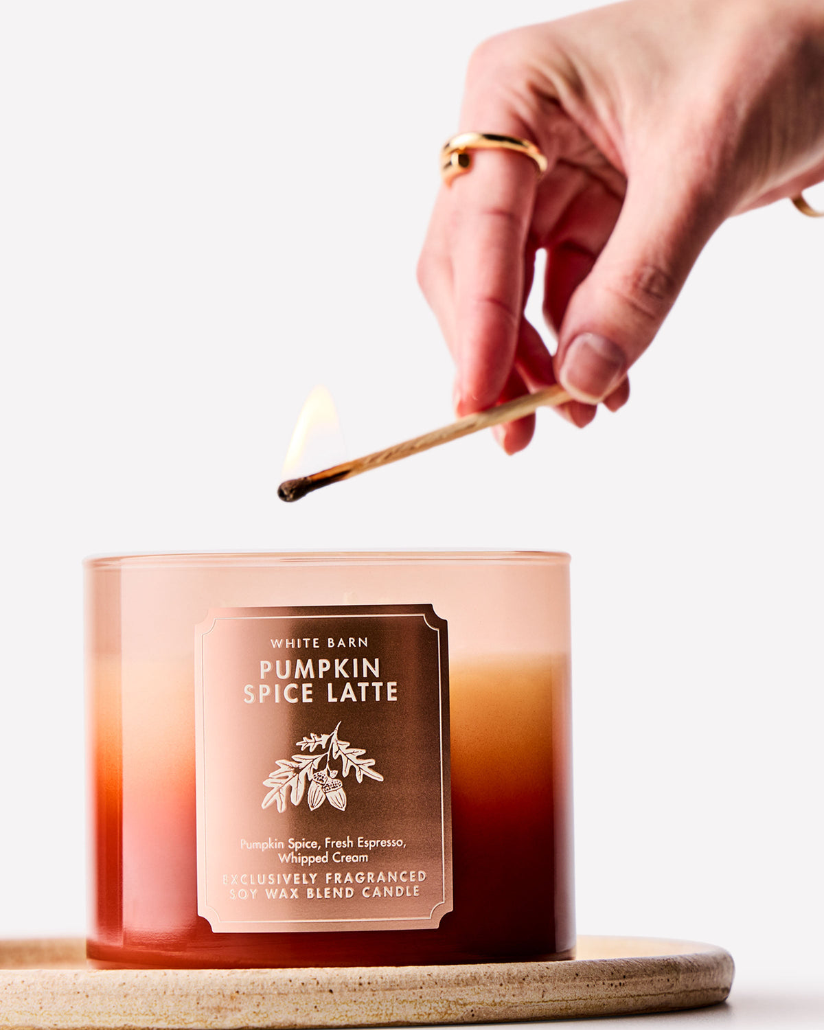 Pumpkin Spice Latte 3-Wick Candle image 4