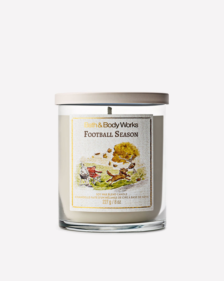 Football Season Single Wick Candle