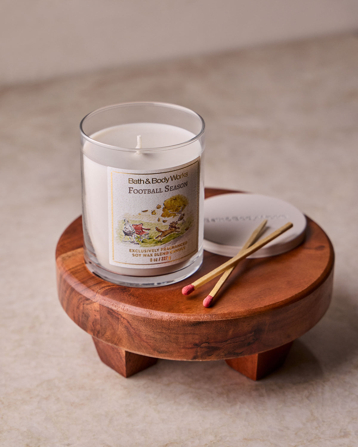 Football Season Single Wick Candle image 4