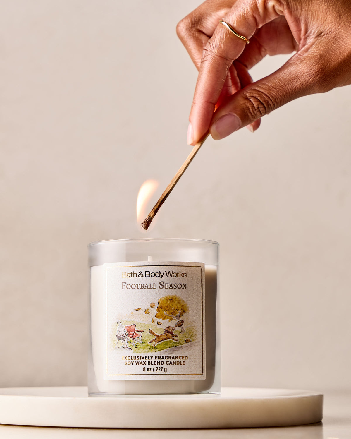 Football Season Single Wick Candle image 5