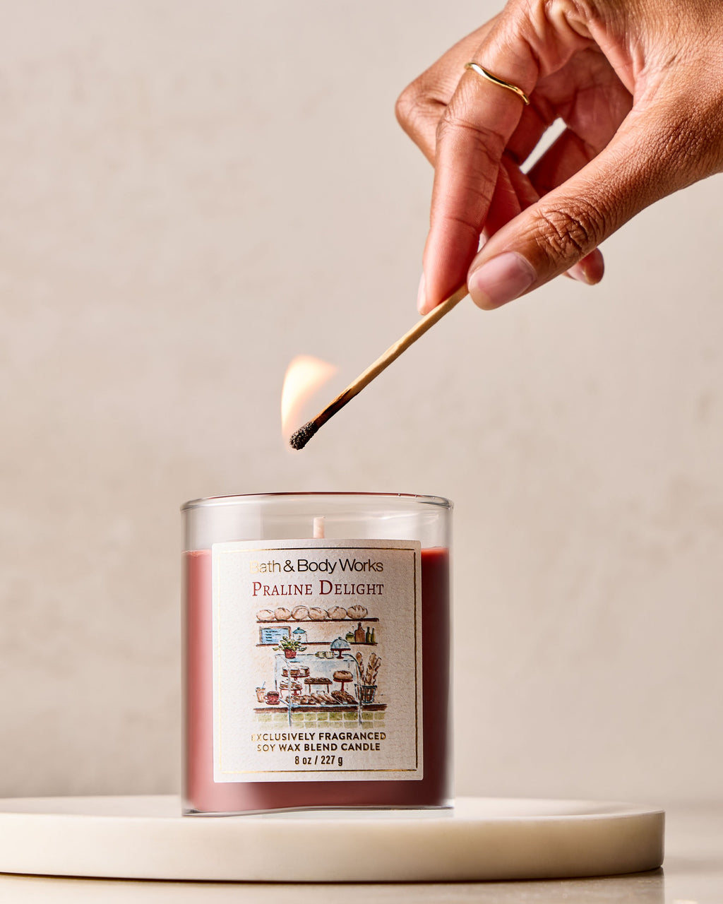Praline Delight Single Wick Candle image 4