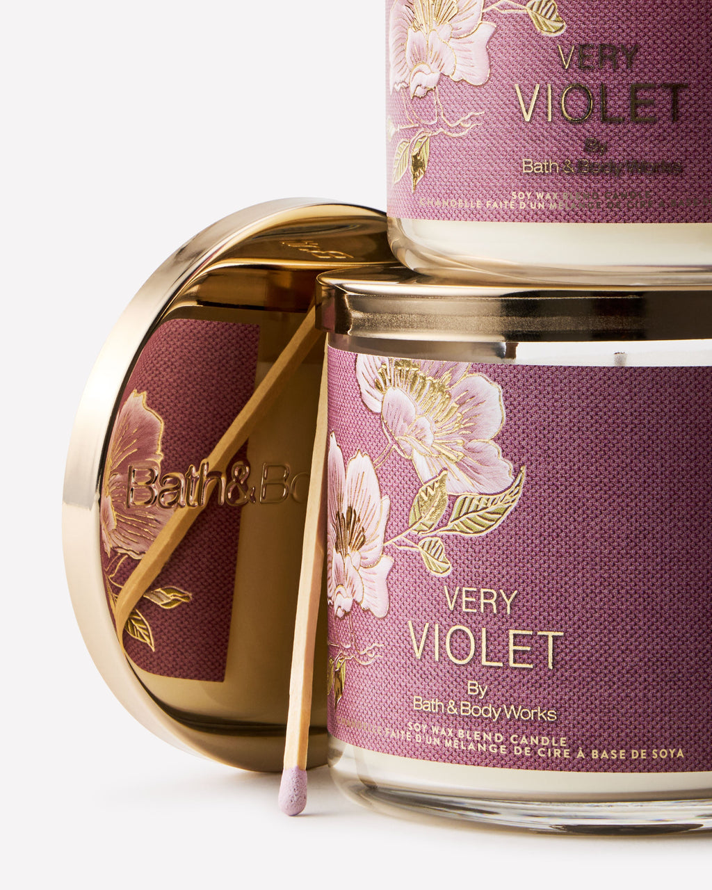 Very Violet 3-Wick Candle image 2