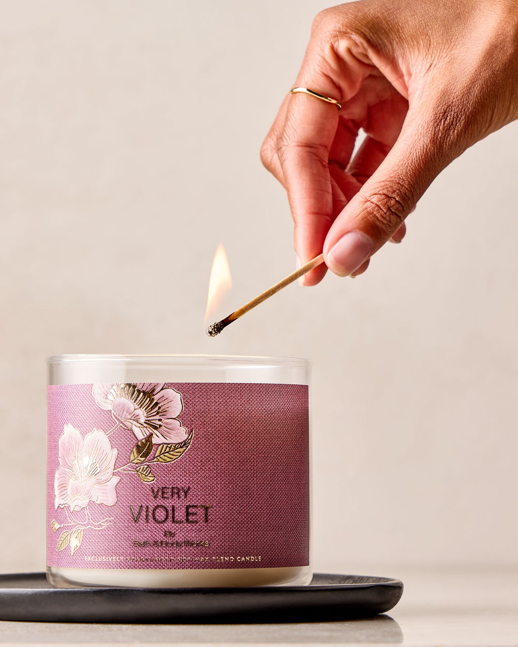 Very Violet 3-Wick Candle image 5