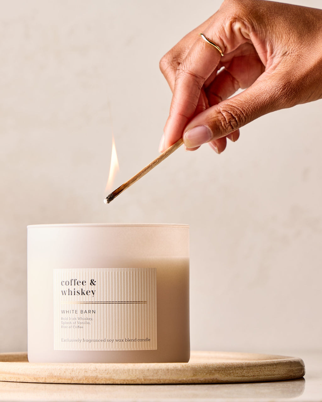Coffee & Whiskey 3-Wick Candle image 5