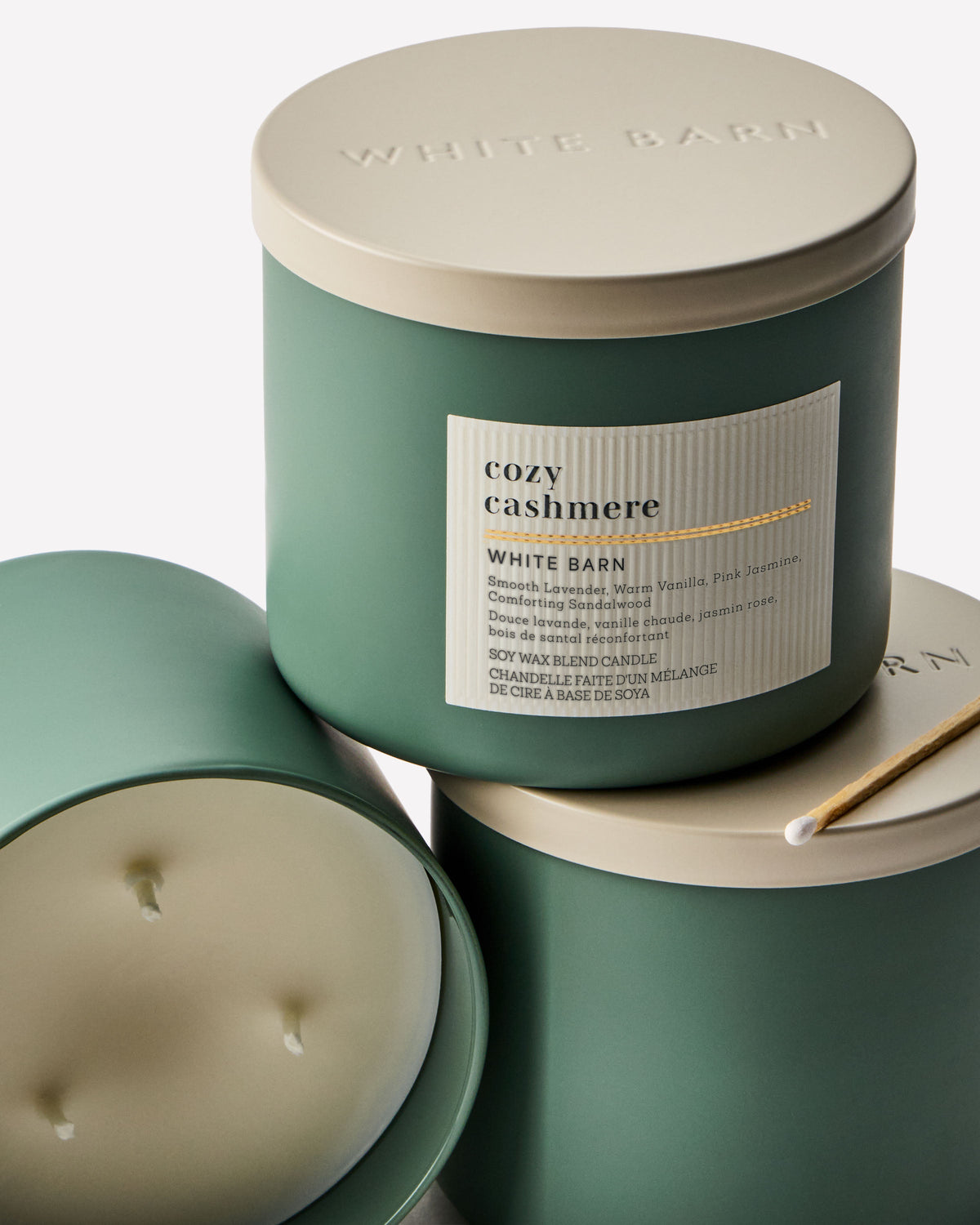Cozy Cashmere 3-Wick Candle image 2