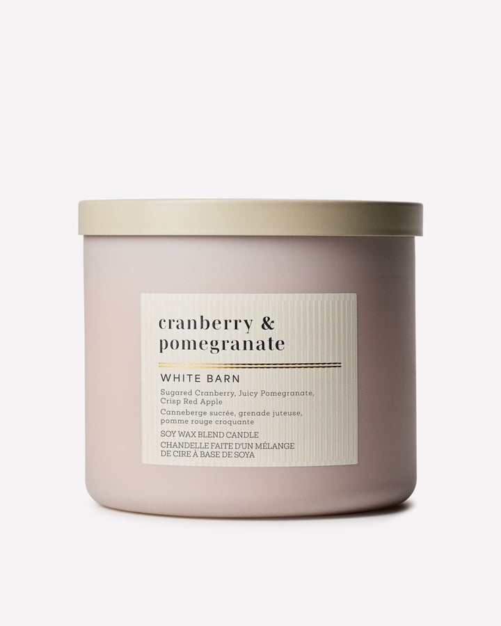 Cranberry & Pomegranate 3-Wick Candle