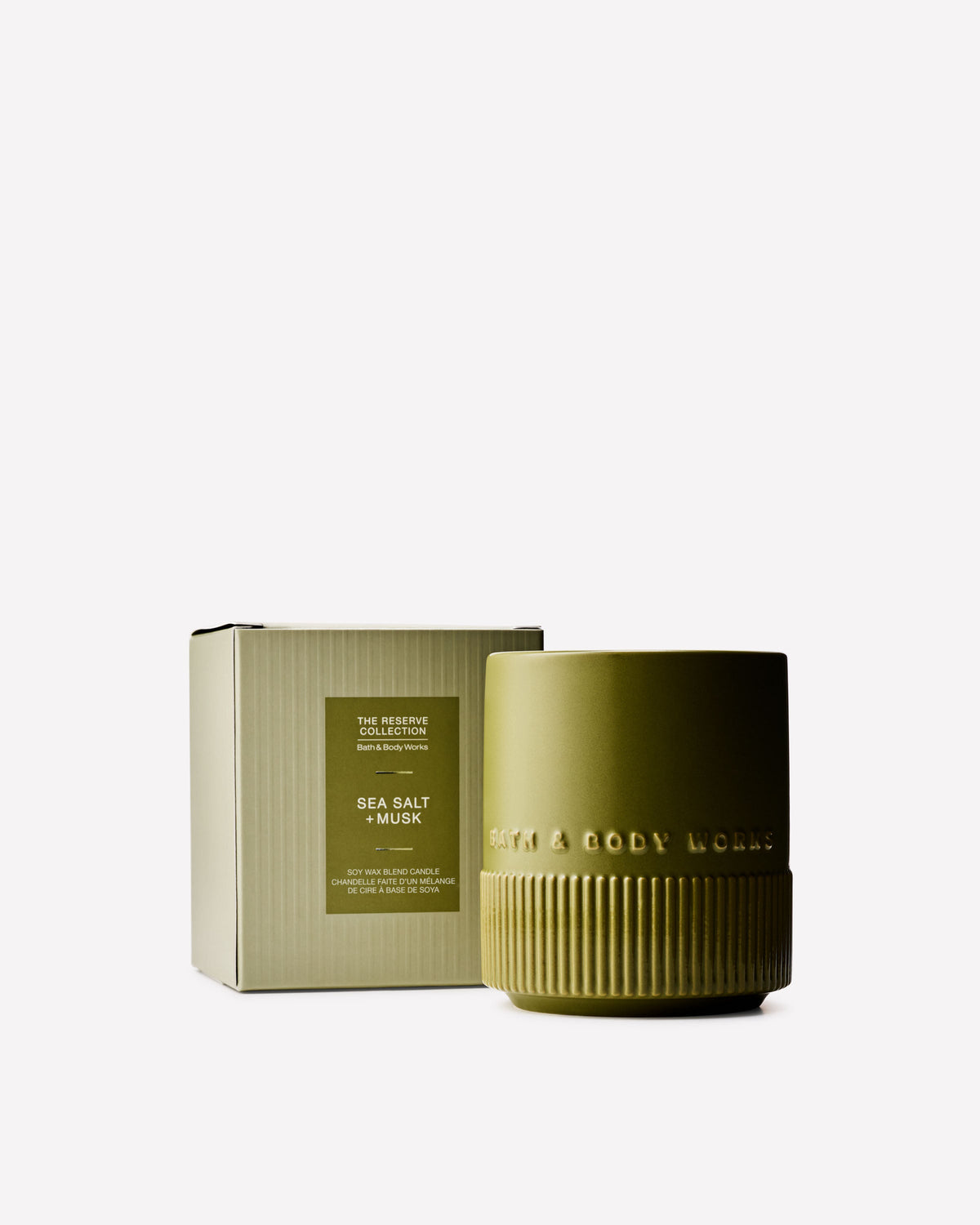 Sea Salt + Musk Single Wick Candle