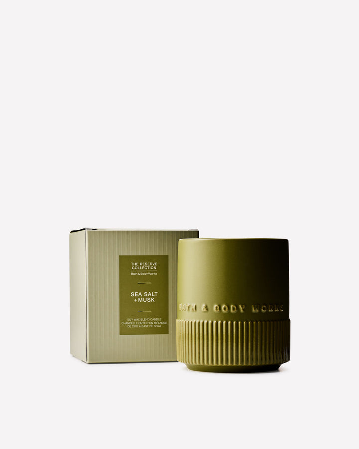 Sea Salt + Musk Single Wick Candle