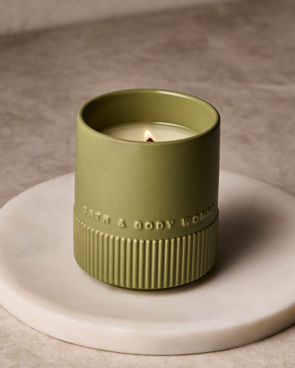 Sea Salt + Musk Single Wick Candle image 4