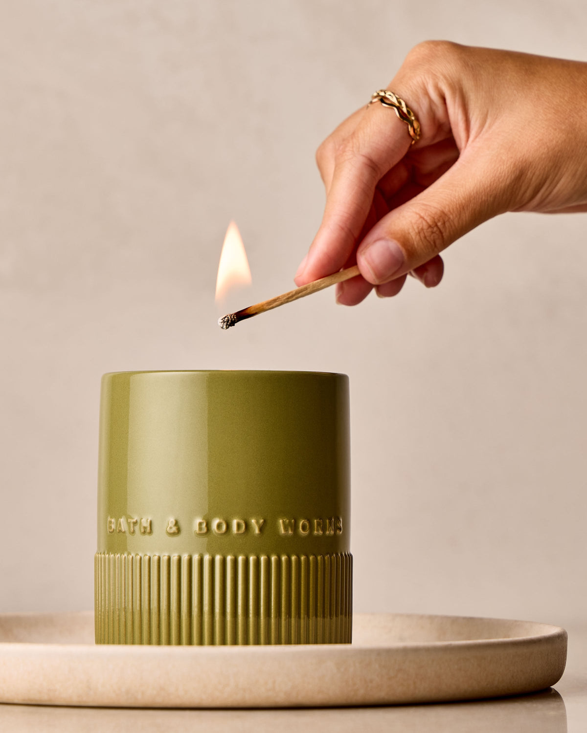 Sea Salt + Musk Single Wick Candle image 5