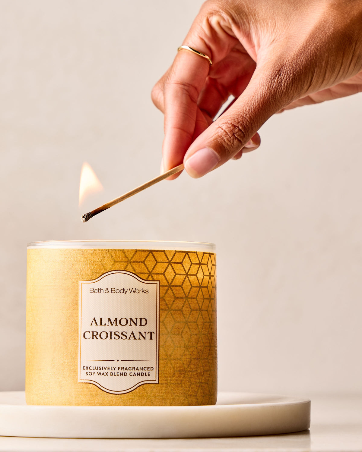 Almond Croissant 3-Wick Candle image 5