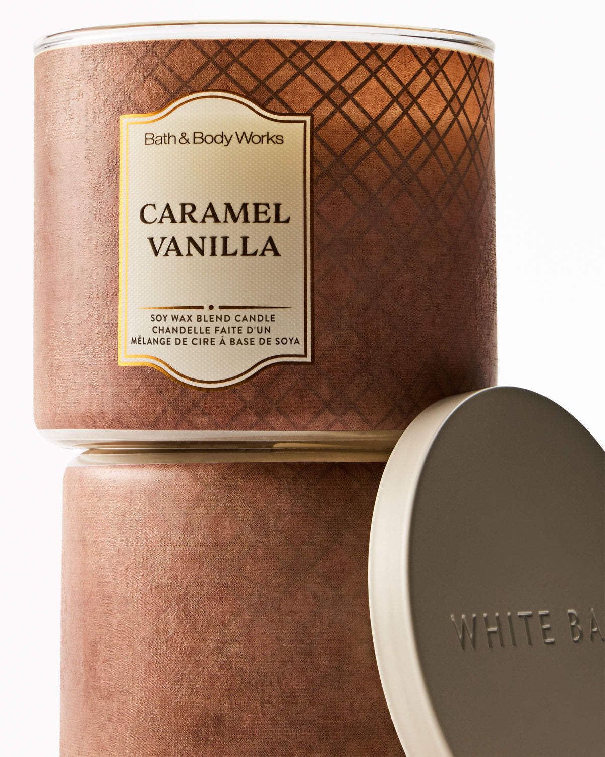 Caramel Vanilla 3-Wick Candle image 2