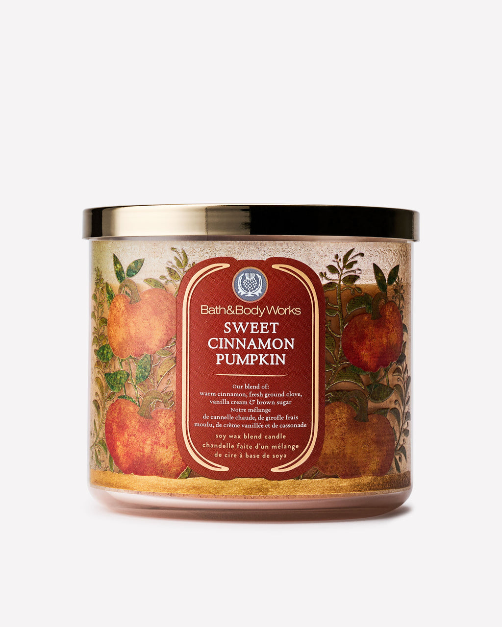 Sweet Cinnamon Pumpkin 3-Wick Candle