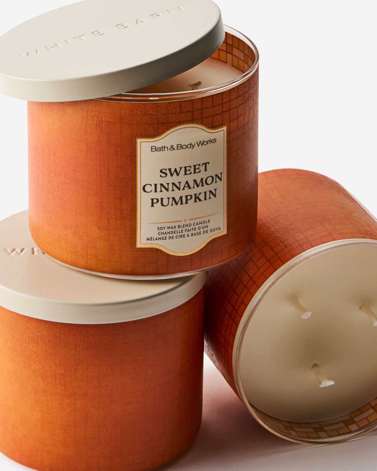 Sweet Cinnamon Pumpkin 3-Wick Candle image 2