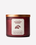 Cranberry Woods 3-Wick Candle
