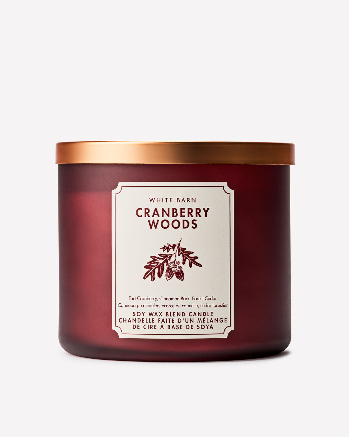Cranberry Woods 3-Wick Candle