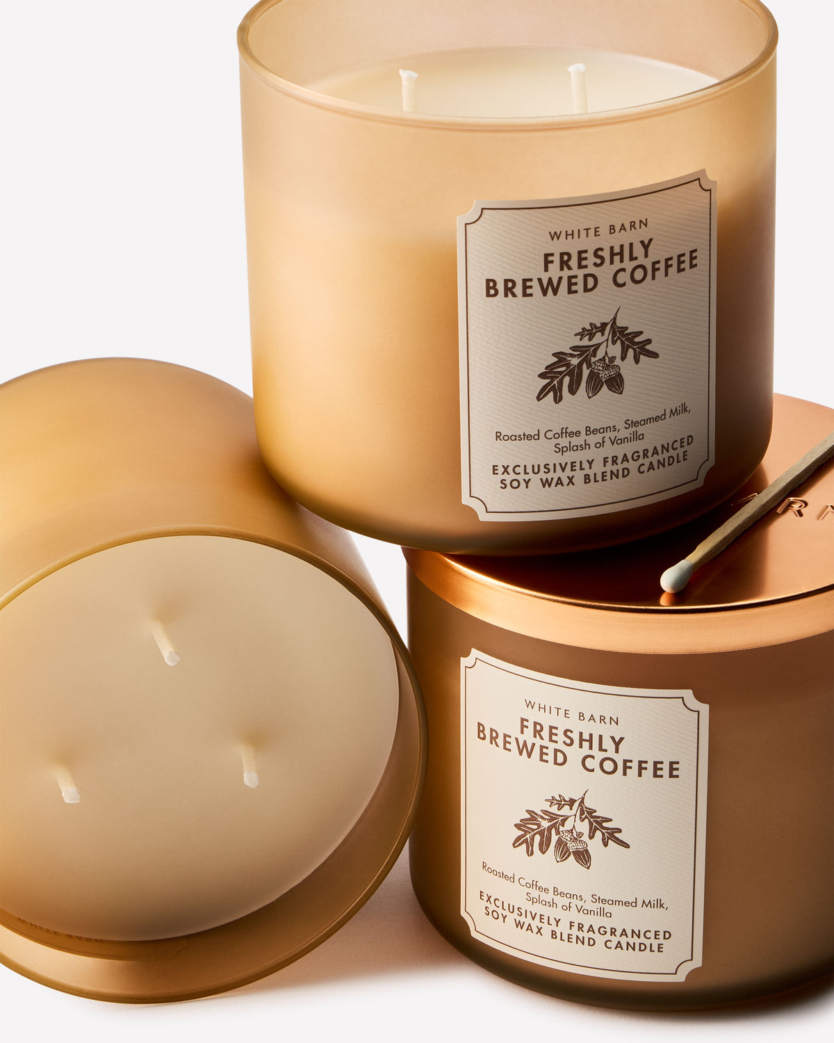Freshly Brewed Coffee 3-Wick Candle image 2