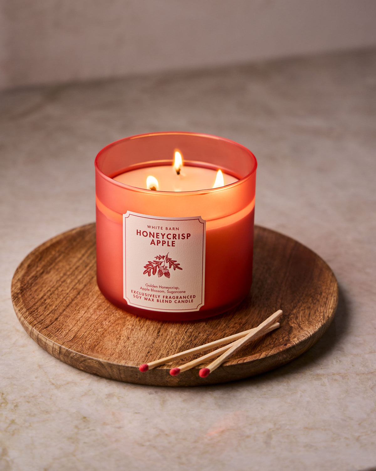 Honeycrisp Apple 3-Wick Candle image 4