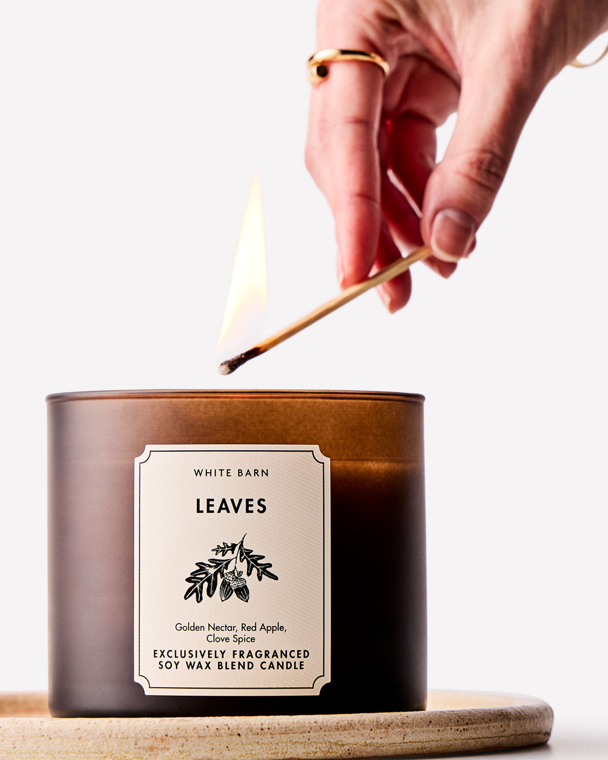 Leaves 3-Wick Candle image 4