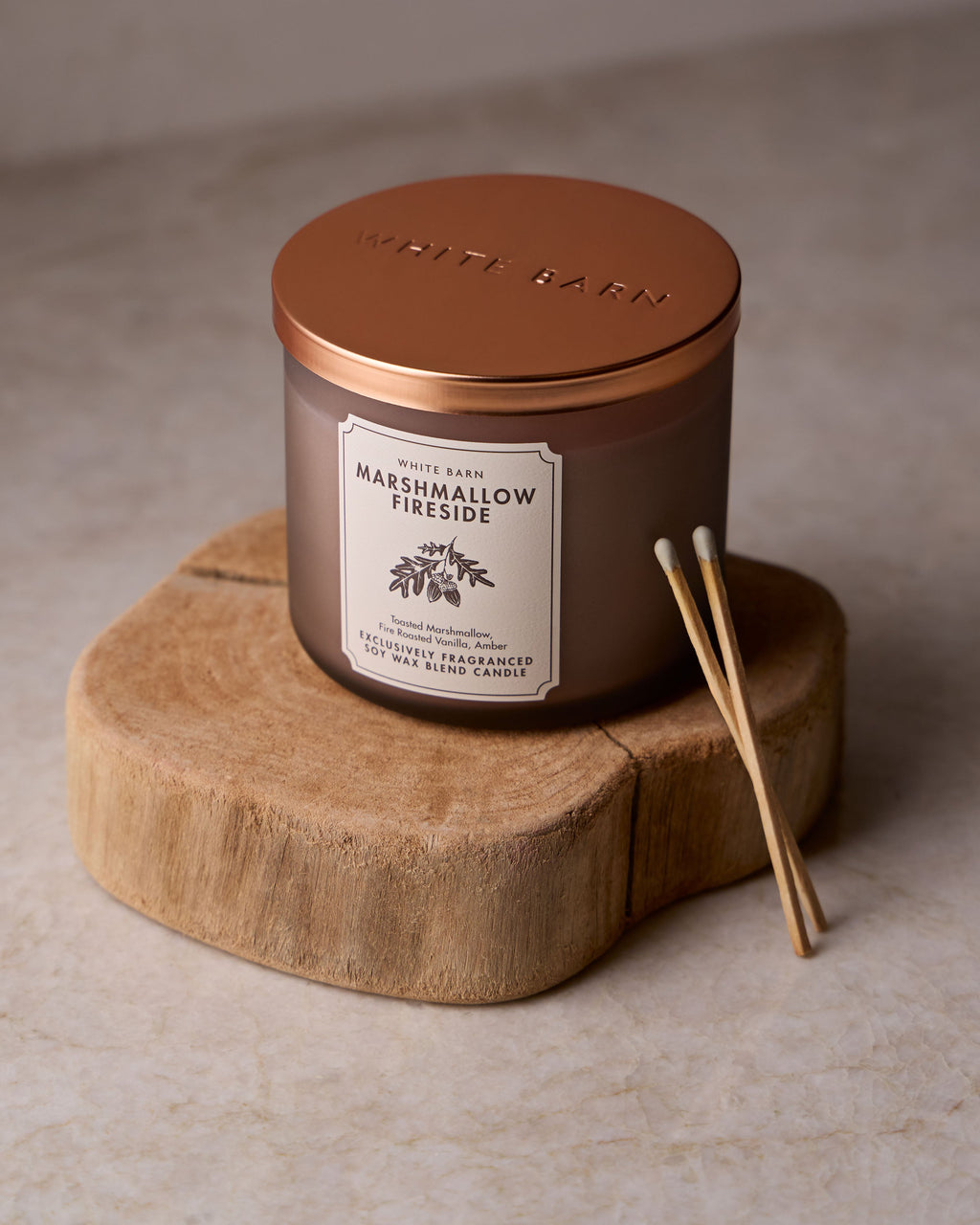Marshmallow Fireside 3-Wick Candle image 4