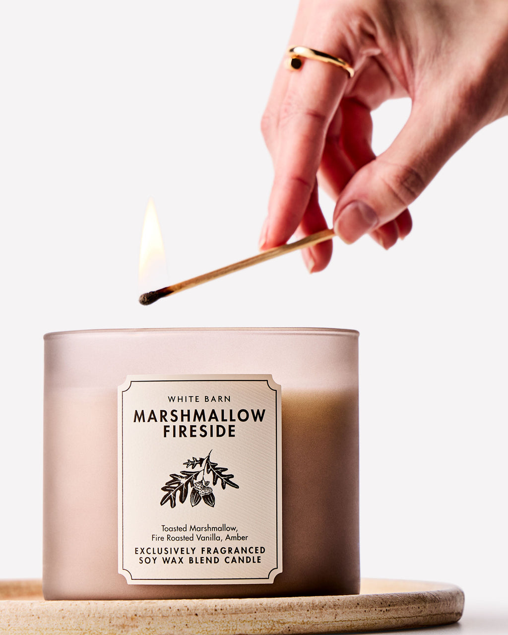 Marshmallow Fireside 3-Wick Candle image 5