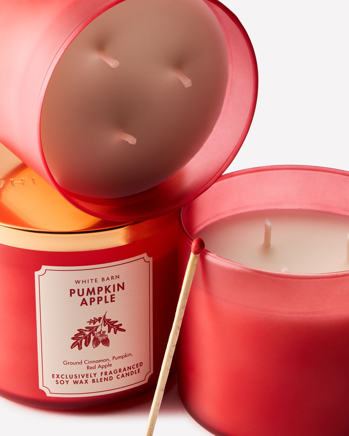 Pumpkin Apple 3-Wick Candle image 2