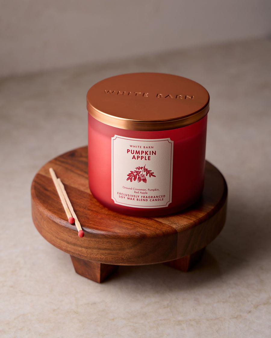 Pumpkin Apple 3-Wick Candle image 4