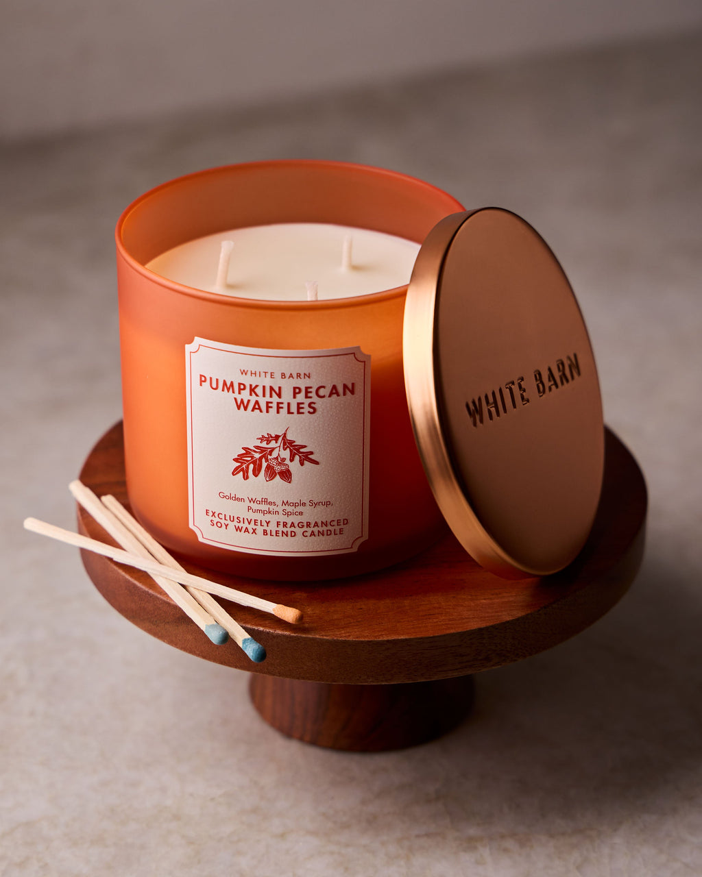 Pumpkin Pecan Waffles 3-Wick Candle image 4