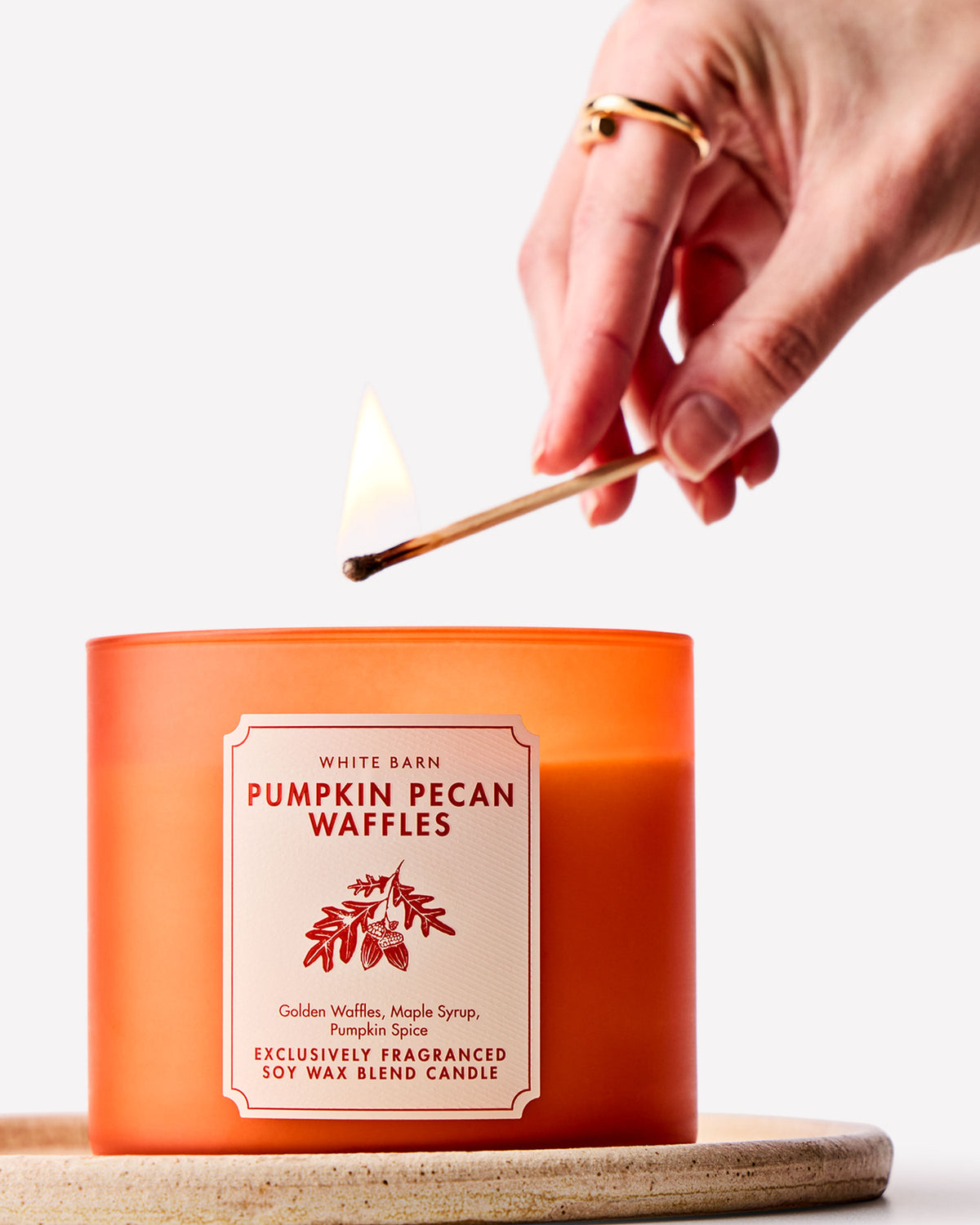 Pumpkin Pecan Waffles 3-Wick Candle image 5