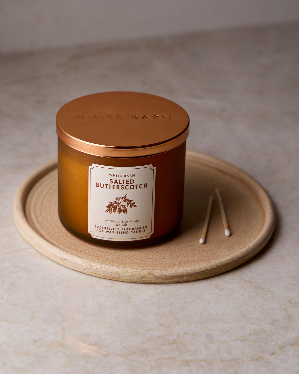 Salted Butterscotch 3-Wick Candle image 3