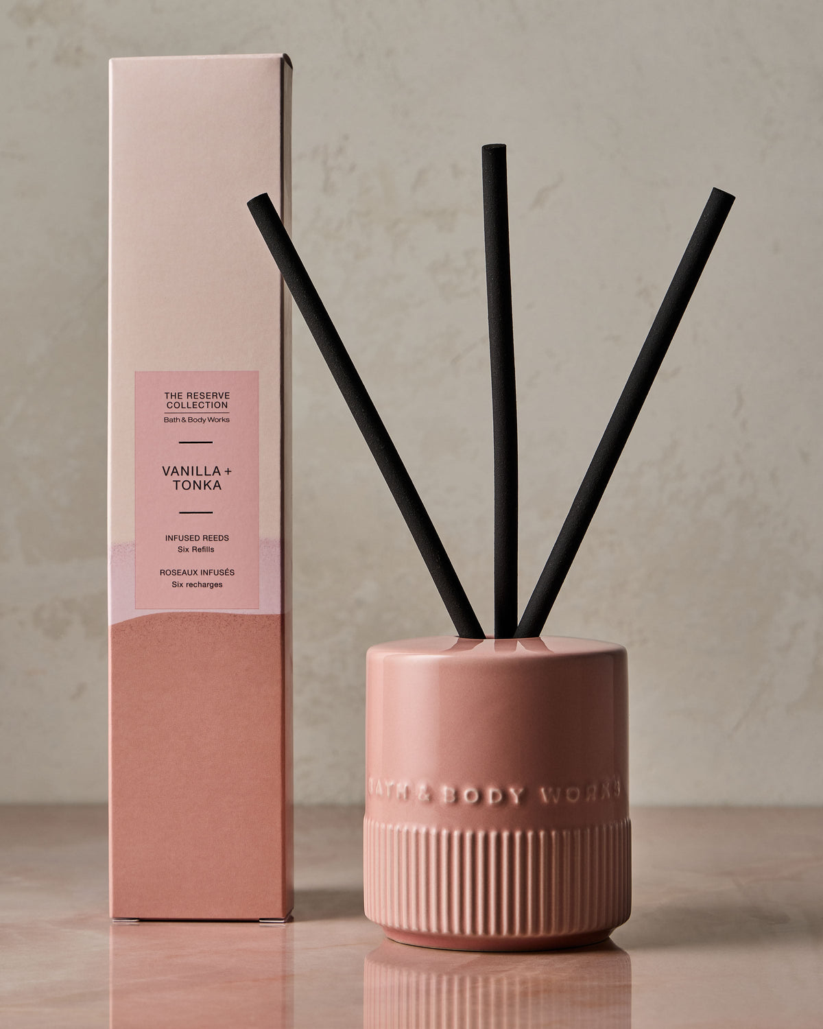Vanilla + Tonka Fragrance-Infused Liquidless Reeds image 2