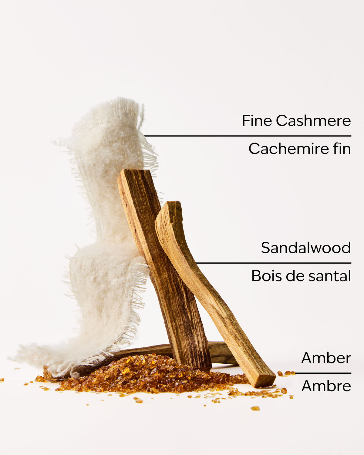 Santal + Amber Fragrance-Infused Liquidless Reeds image 3