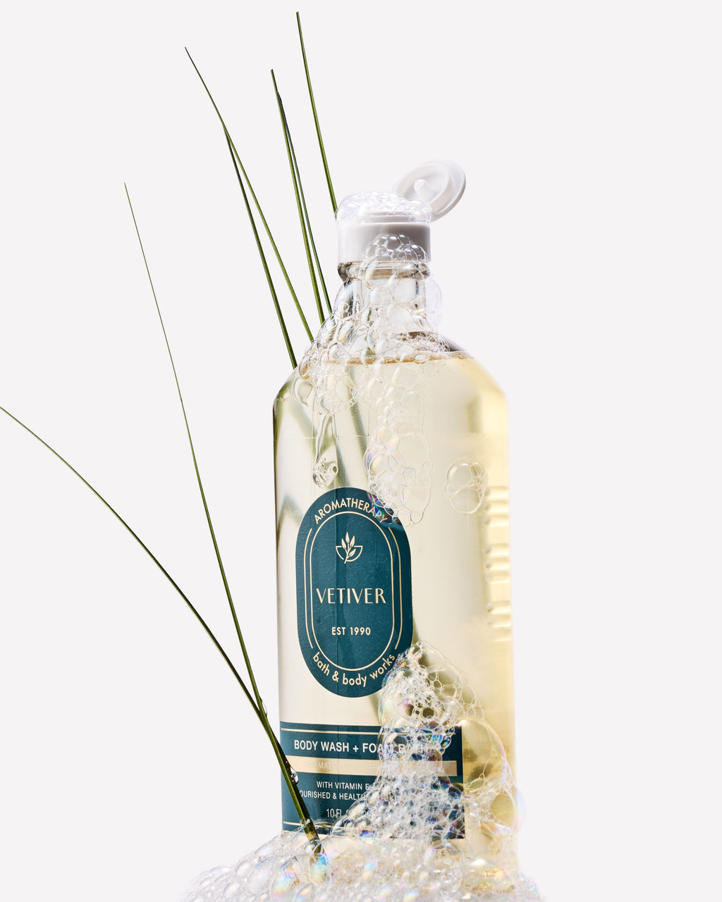 Vetiver Body Wash & Foam Bath image 4