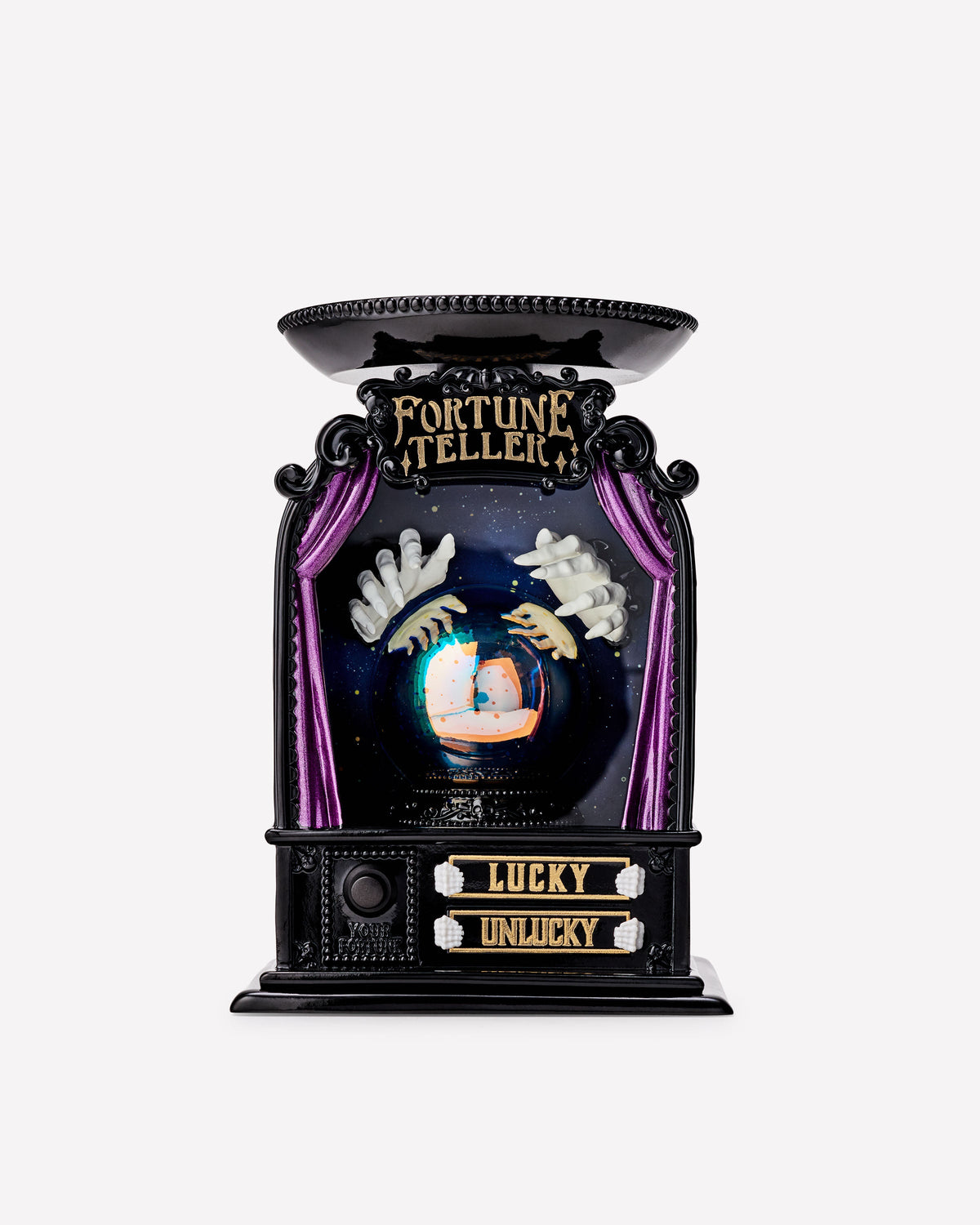 Fortune Telling Pedestal 3-Wick Candle Holder