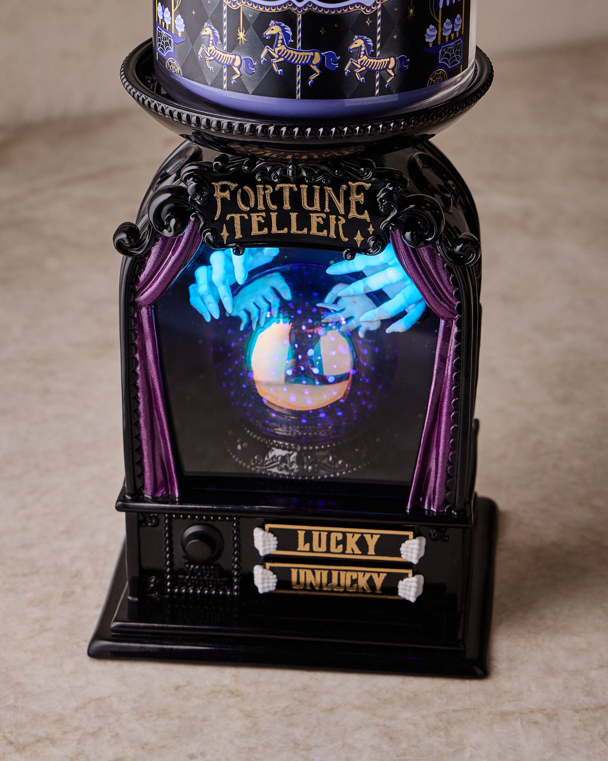 Fortune Telling Pedestal 3-Wick Candle Holder image 2