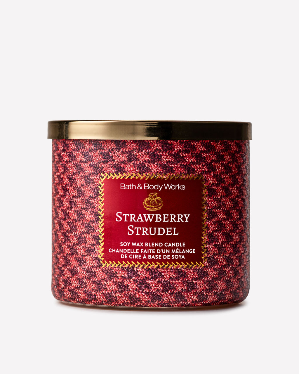 Strawberry Strudel 3-Wick Candle