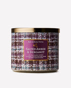 Salted Amber & Bergamot 3-Wick Candle