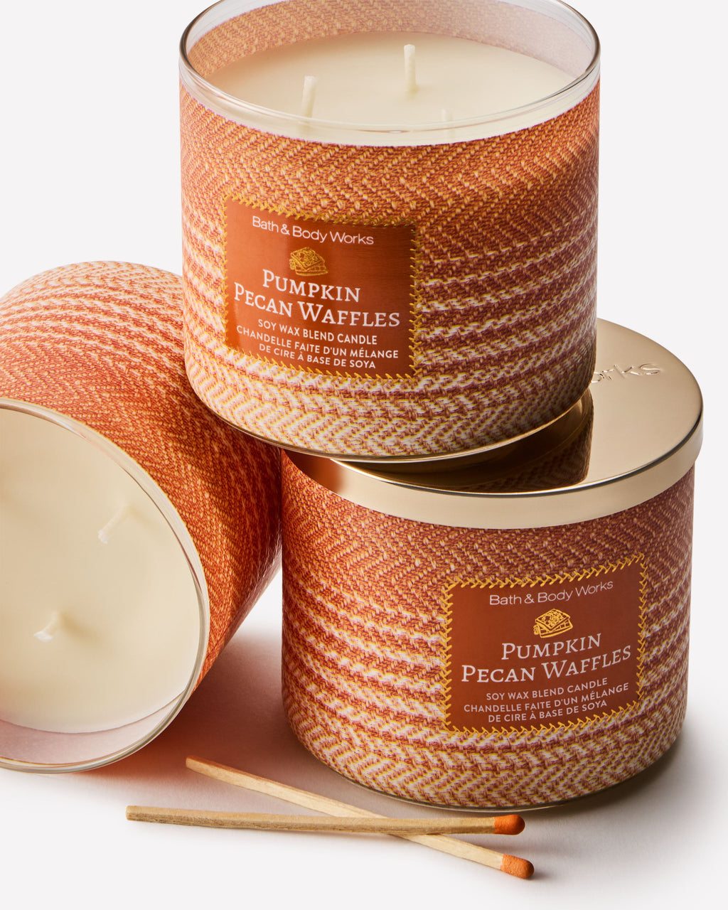 Pumpkin Pecan Waffles 3-Wick Candle image 2