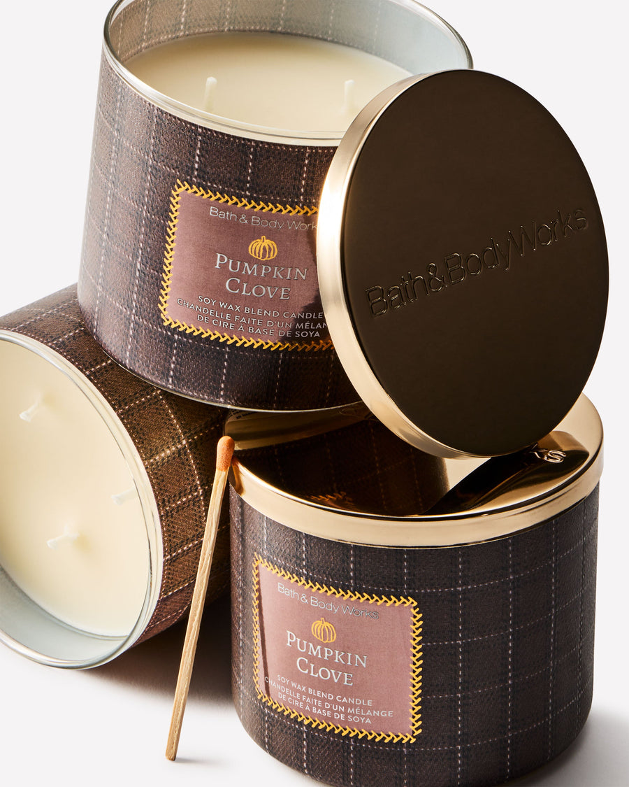 Pumpkin Clove 3-Wick Candle image 2