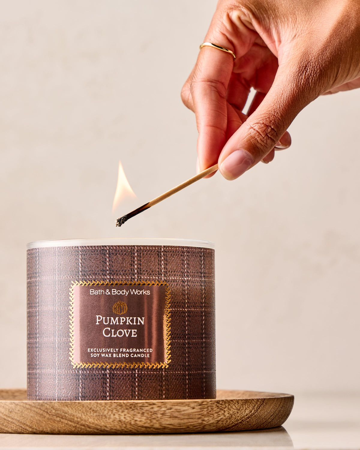 Pumpkin Clove 3-Wick Candle image 5