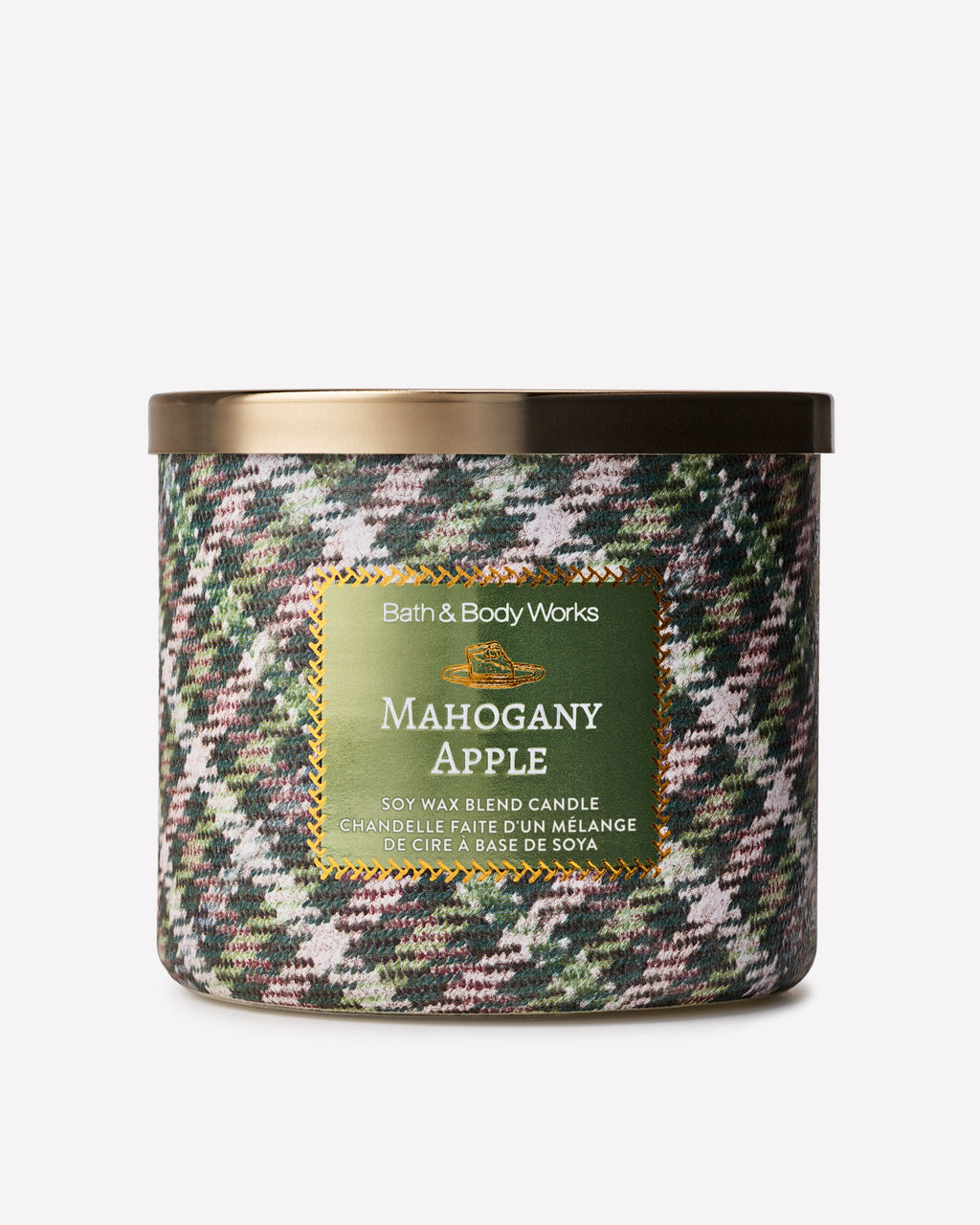 Mahogany Apple 3-Wick Candle