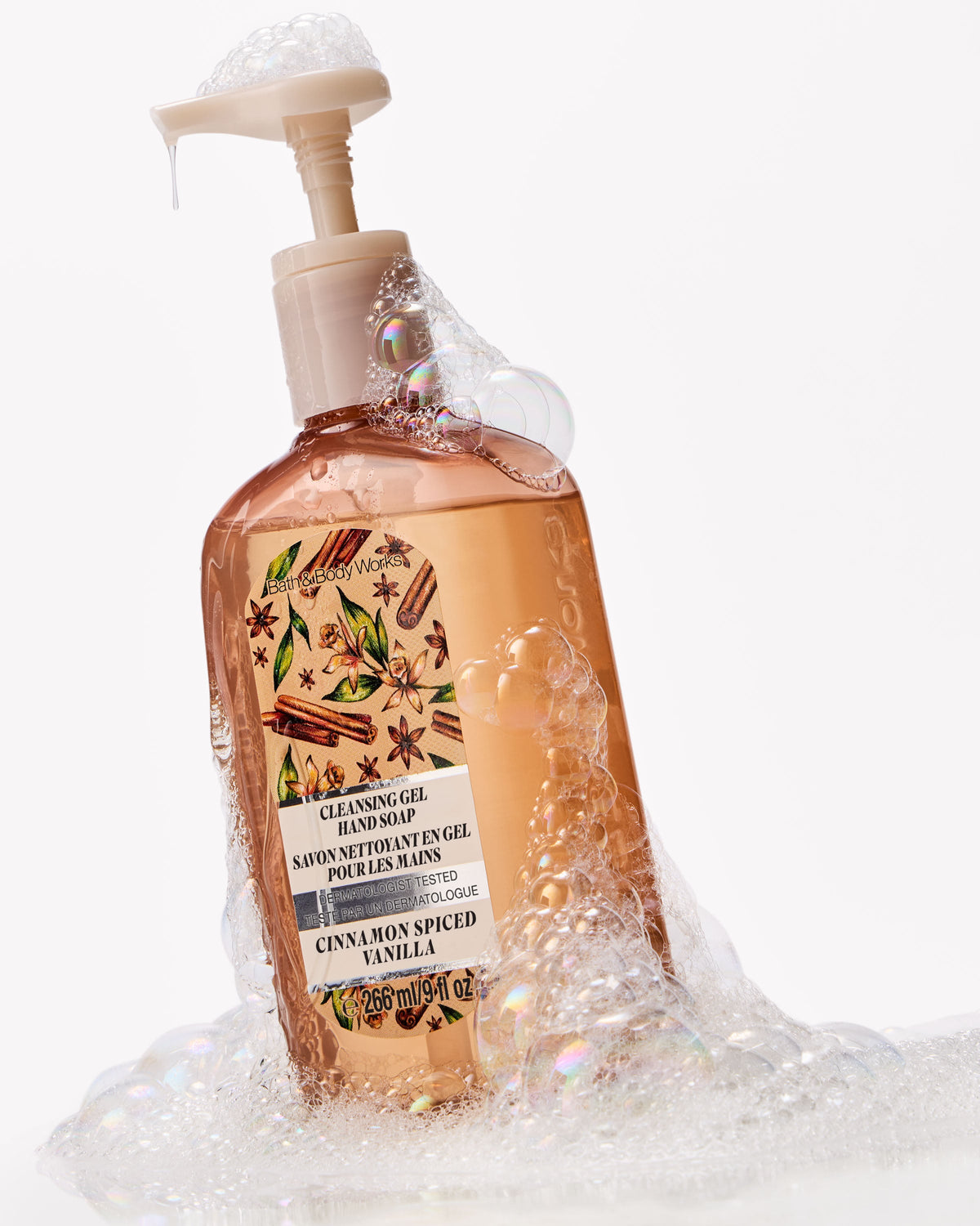 Cinnamon Spiced Vanilla Cleansing Gel Hand Soap image 2