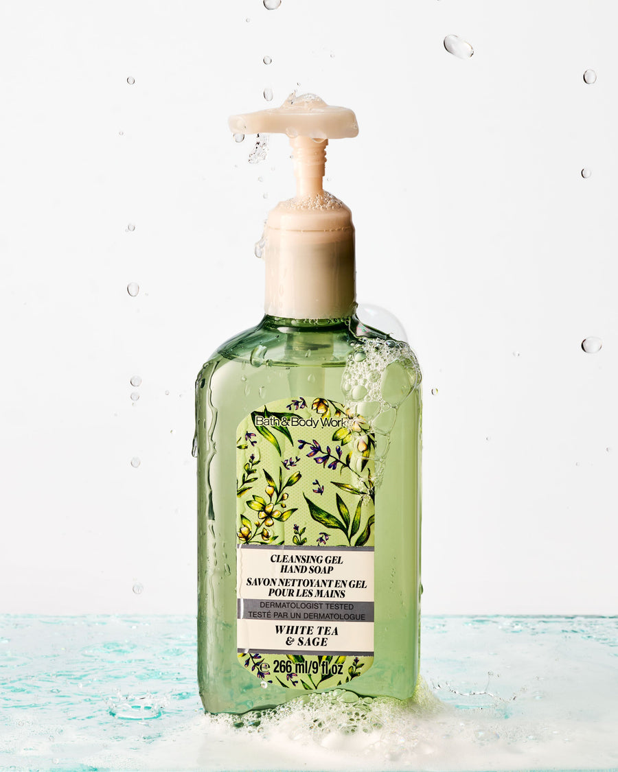White Tea & Sage Cleansing Gel Hand Soap image 2